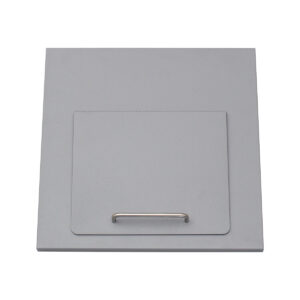 SPECTRUM - Single - Lid - Cube - Lift - Sandtex Silver