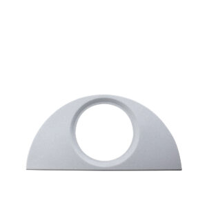 SPECTRUM - Single - Lid - Ellipse Slim - Circle - Sandtex Silver