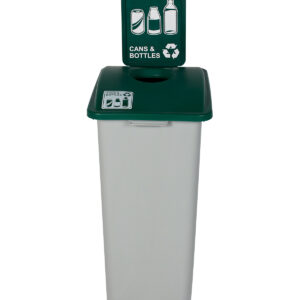 WASTE WATCHER - Single - Xl - Cans & Bottles - Circle - Grey-Green