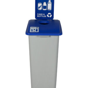 WASTE WATCHER - Single - Kit - Xl - Cans & Bottles - Circle - Grey-Blue