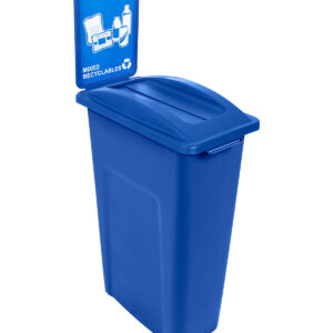 WASTE WATCHER - Single - Kit - Mixed Recyclables - Swing - Blue