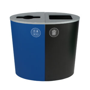 SPECTRUM [CU16-001801] - Double - Unit - Mixed Recyclables-Waste - Mixed-Full - Blue-Black
