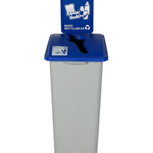 WASTE WATCHER - Single - Kit - Xl - Mixed Recyclables - Mixed - Grey-Blue