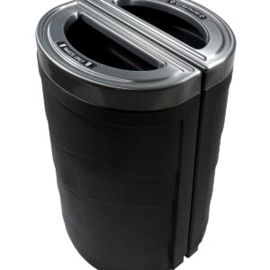 EVOLVE - Double - Kit - Recyclables-Waste - Full - Black