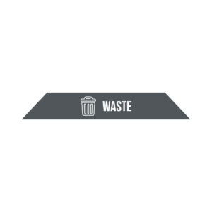 FUSION - Label - Top-Load - Waste - Dark Grey