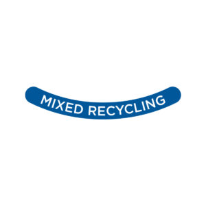 ASCEND - Label - Mixed Recycling - Blue-White