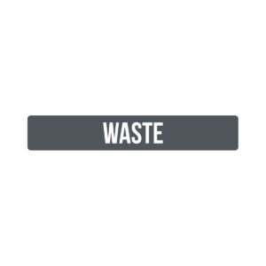 FUSION - Label - Hd Front-Load - Waste - Dark Grey