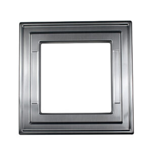 EVOLVE - Single - Lid - Cube - Full - Brushed Pewter