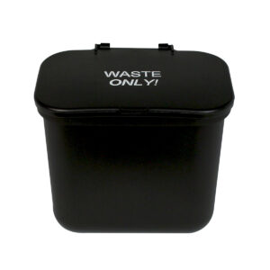 HANGING WASTE BASKET (8 Pack) - Single - Kit - Waste - Solid Lift - Black