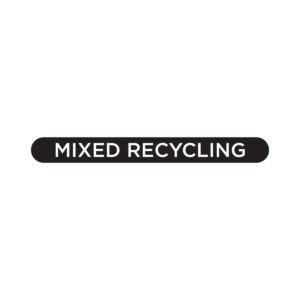 ASCEND - Label - Mixed Recycling - Black-White
