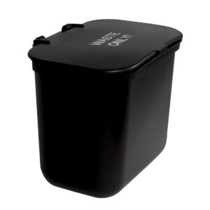 HANGING WASTE BASKET - Single - Kit - Waste - Solid Lift - Black