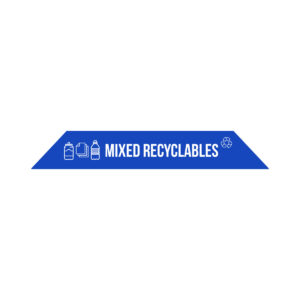 FUSION - Label - Top-Load - Mixed Recyclables - Blue