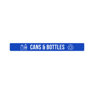 FUSION - Label - Front-Load - Cans & Bottles - Blue