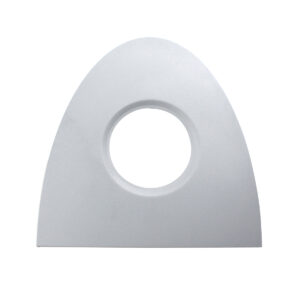 SPECTRUM - Single - Lid - Ellipse - Circle - Sandtex Silver