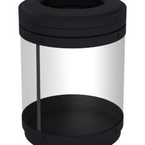VISTABIN - Single - Unit - Clear - Full - Black