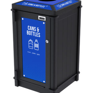 FUSION - Single - Kit - Top Load - Cans & Bottles - Circle - Black-Blue