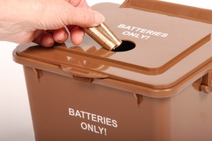 Recycling bin for battery collection Battery Recycling Bin